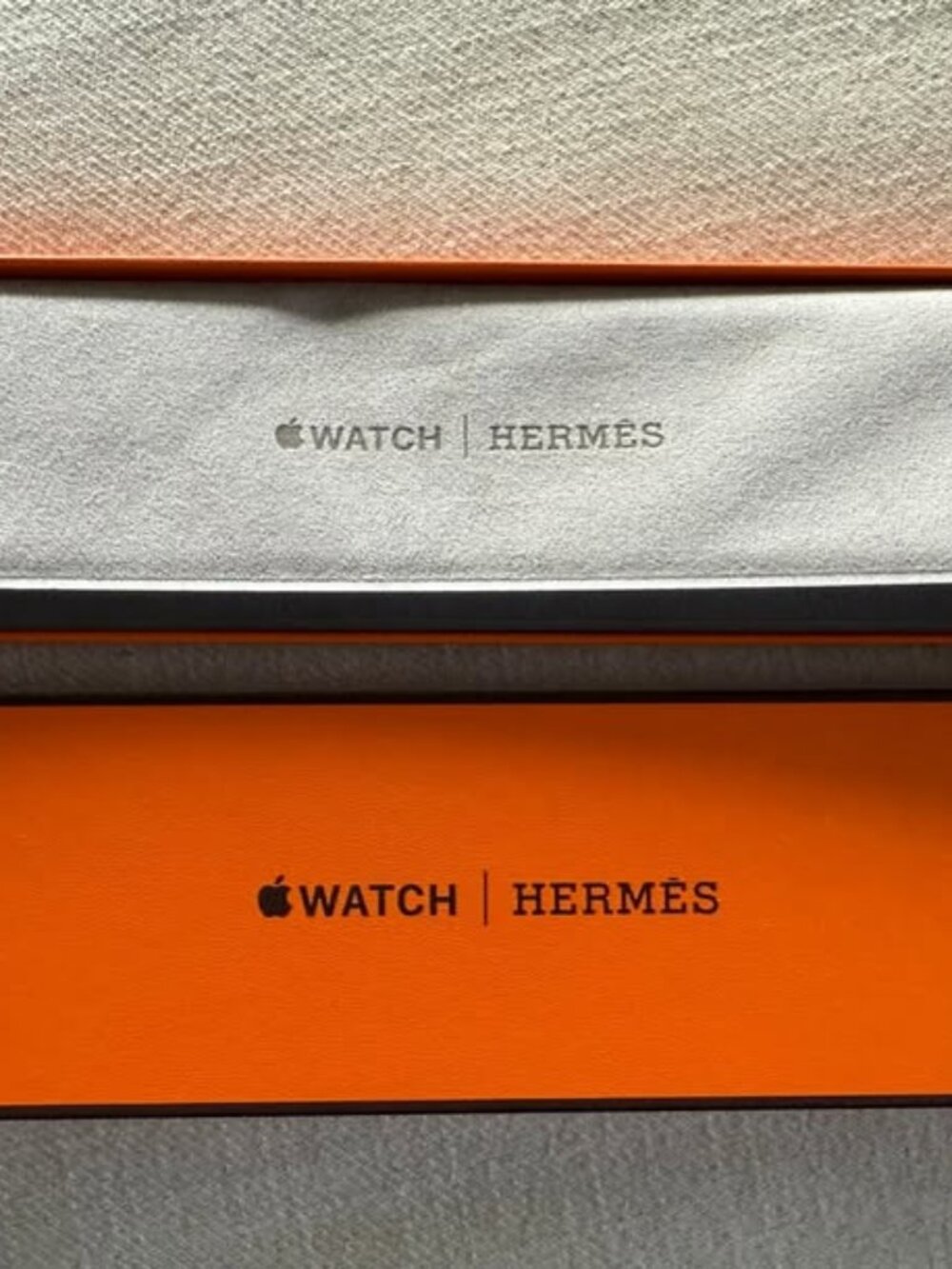 Apple Hermes leather watch band, Attelage Double Tour, new in box